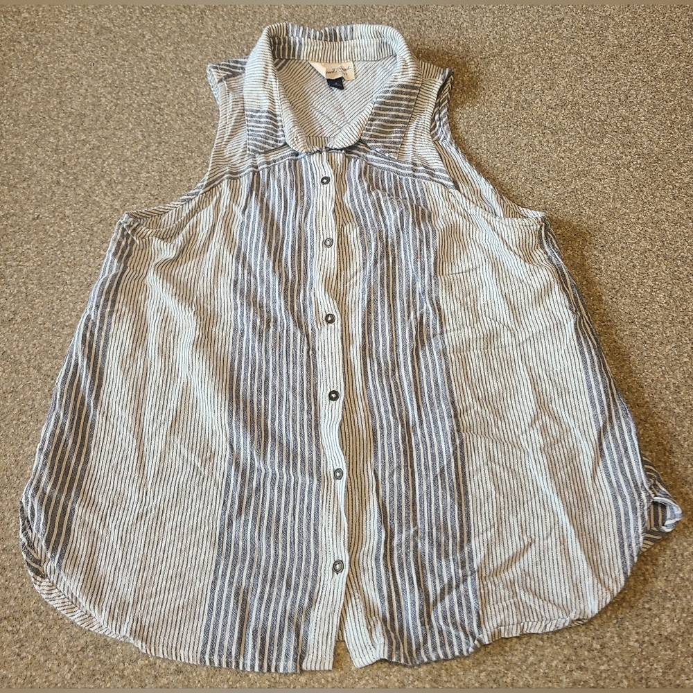 Womens Universal Threads Linen Blend Tank Size Medium